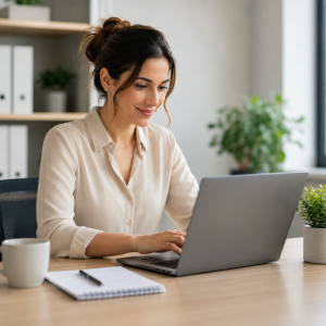 Assistante indépendante du secteur administratif proposant ses services sur Iceopro.