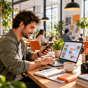Community manager indépendant du secteur marketing et communication proposant ses services sur iceopro.com