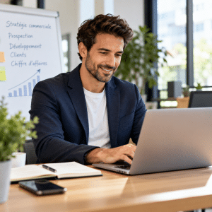 Commercial indépendant s'inscrivant sur iceopro pour développer son activité et trouver de nouveaux clients.